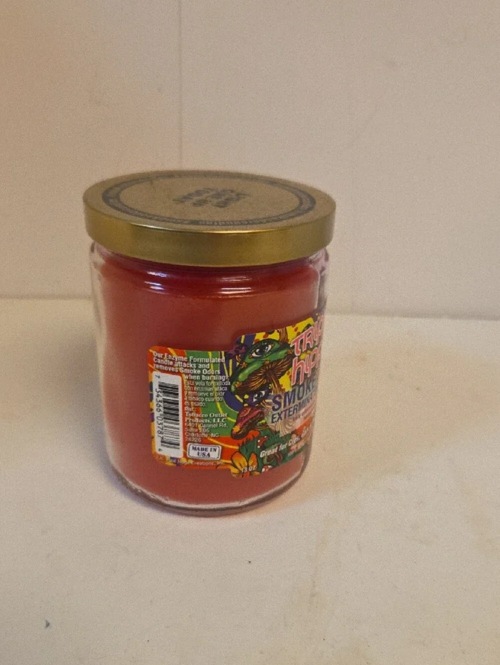 Smoke Odor Exterminator Candle - Red 13 Oz